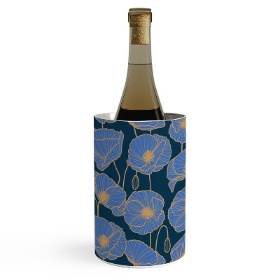Emanuela Carratoni Moody Blue Garden Wine Chiller - Deny Designs