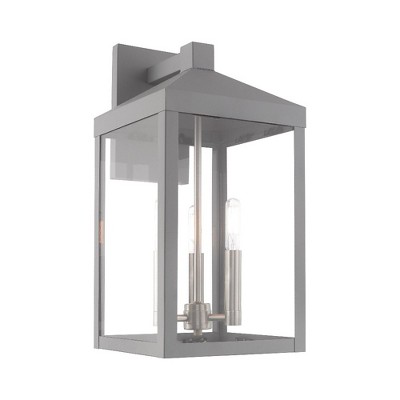Livex Lighting Nyack 3 - Light Wall Light in  Nordic Gray