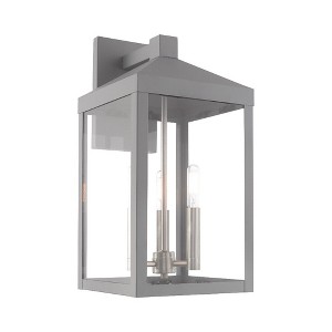 Livex Lighting Nyack 3 - Light Wall Light in  Nordic Gray - 1 of 2