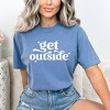 Simply Sage Market Women's Get Outside Stars Short Sleeve Garment Dyed Tee - 2 of 3
