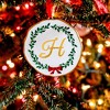 Pavilion Gift Company - H - 4" Monogram Ornament  - Tree Ornaments - 2 of 4