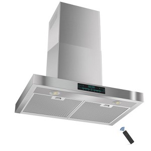 Tylza 30-inch 900 CFM Wall Mount Range Hood  Convertible (Ductless/Ducted) - 1 of 4