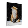 Stupell Industries Blissful Fox with Snowflakes Wall Plaque Art - 3 of 4