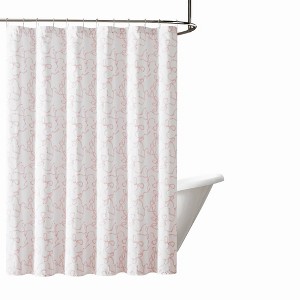 Truly Soft Printed Bow Shower Curtain - 1 of 4