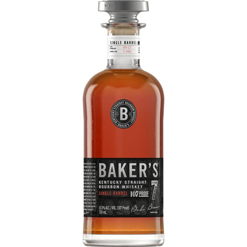 Baker's 7yr Kentucky Straight Bourbon Whiskey - 750ml Bottle, 1 of 5