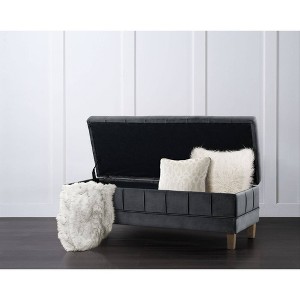 Jude Tufted Storage Ottoman - Picket House Furnishings - 1 of 4