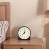 REGALWOVEN Plastic Battery Powered Silent Non-Ticking Snooze Function Alarm Clock 4.1"L x 2.6"W x 4.6"H 1 Pc - 2 of 4