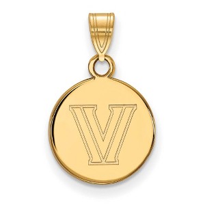 Black Bow Jewelry 14k Yellow Gold Villanova Wildcats NCAA Small Pendant - 1 of 3