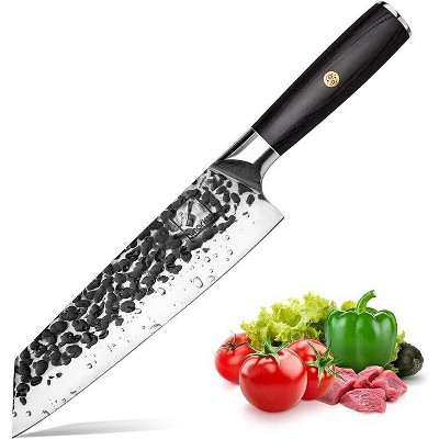 imarku Chef Knife Japanese Forged Knife 7.5 Inch High Carbon German Stainless Steel Meat Cleaver Knife Kitchen Knife, Gift for Men and Women