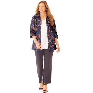Catherines Women's Plus Size The Timeless Blouse - 1 of 4