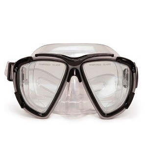 Kona Pro Goggle Mask Swimming Pool Accessory for Teen/Adults 6.5" - Gray - 1 of 1