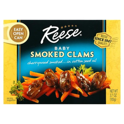 Reese, Baby Smoked Clams, 3.7 oz