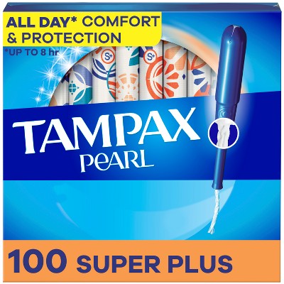 Tampax Pearl Super Plus Absorbency Tampons - Unscented