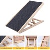Foldable Dog Climbing Ladder - Adjustable Height Anti-Skid Wooden Pet Stairs for Bed, Couch & Car,110Lbs Capacity - 4 of 4