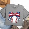 Simply Sage Market Coquette Patriotic Baseball Garment Dyed Tee - 3 of 4