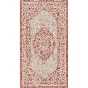 Courtyard CY8751 UV & Stain Resistant Non-Shedding Power Loomed Indoor/Outdoor Rugs - Safavieh - 1 of 4