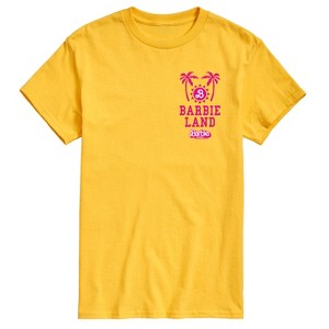 Men's - Barbie - Barbie Land Palm Trees & Sun Short Sleeve Graphic T-Shirt - 1 of 4