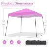 Ainfox 10'×10' Pop-up Slant Leg Portable Canopy - 2 of 4