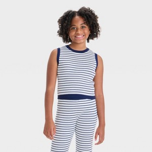 Girls' Ribbed Sweater Tank Top - art class™ - 1 of 3