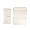 Kumasinova 3-in-1 Convertible Sleeper Sofa Bed – Queen-Size Pull-Out, Velvet Upholstered Couch with Storage Bag, Multi-Functional Loveseat Bed - 3 of 4
