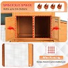 FDW 66 Inch Wood Chicken Coop Chicken House Indoor Outdoor Chicken Cage 2-4 Chickens Waterproof with Egg Box Hen House Pet Hutch Backyard,Natural - 4 of 4