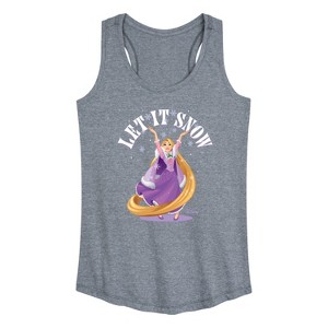 Women's - Disney - Let It Snow Gifts Graphic Racerback Tank - 1 of 4