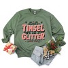 Simply Sage Market Women's Graphic Sweatshirt Powered By Tinsel and Glitter - 3 of 4
