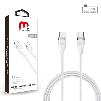 MyBat Pro USB-C to USB-C Braided Cable (L=3 FT)