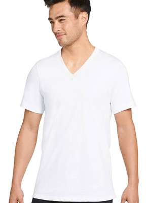 Jockey Men's Big Man Made In America 100% Cotton V-neck T-shirt 6xl ...