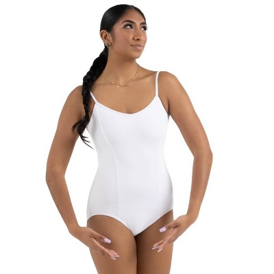 Capezio White Women's Classics Princess Camisole Leotard, Large