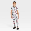 Boys' Disney Avengers 2pc Sleep Pajama Set - Gray - 3 of 3