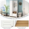 Modern Minimalist High-Back Hall Cabinet with Flip-Top Storage Stool, Hooks, Multi-Zone Storage Furniture Suitable for Living Rooms, Entryways - 4 of 4