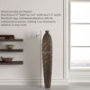 Uniquewise 37-inch-tall Cylinder Antique Floor Vase – Modern Living Room Decor - Ceramic Rustic Elegant Home Accent with Vintage Charm - 3 of 4