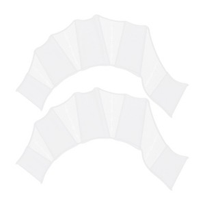 Unique Bargains Silicone Resistance Lightweight Aquatic Webbed Swimming Fins 1 Pair - 1 of 4