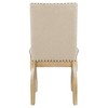 Sapphtopaz Set of 4 Dining Chairs Wood Upholstered Fabric Side Chair with Wood Legs and Nailhead Kitchen Chairs for Dining Room, Living Room - 2 of 4