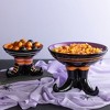 Transpac Dolomite 8.75 in. Halloween Candy Dish with Witch Boot Base Set of 2 - 3 of 4