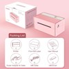 JADENS Bluetooth Thermal Label Printer 468BT PINK - 4 of 4