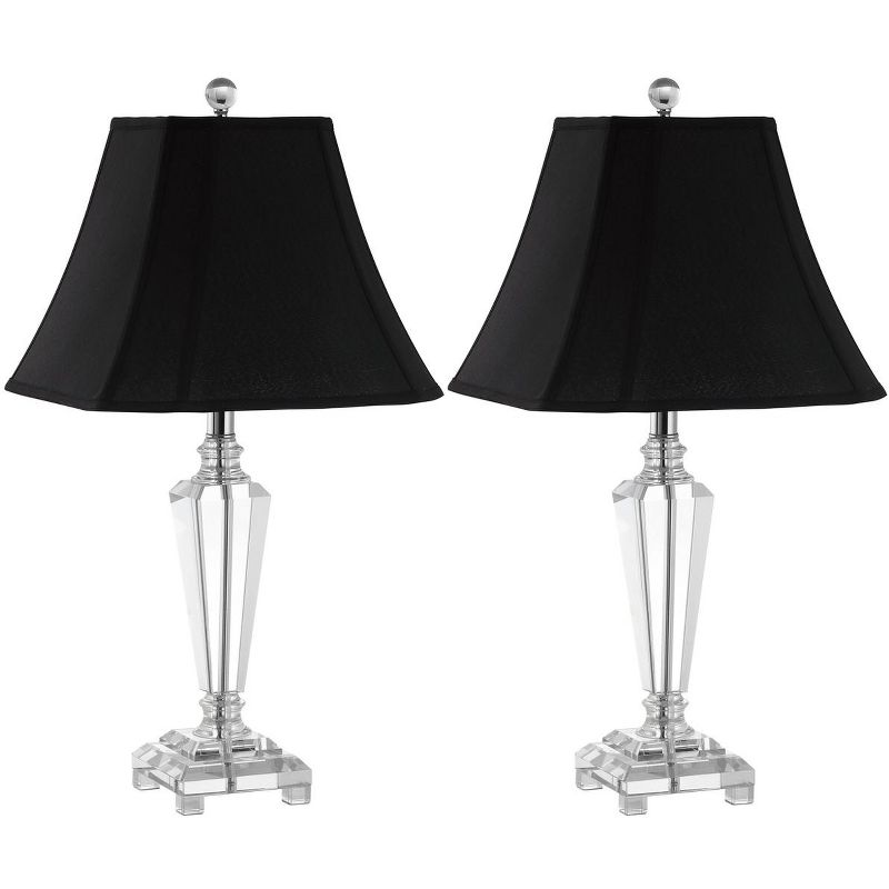 Lilly 24.5 Inch H Crystal Table Lamp (Set of 2) - Clear - Safavieh, 1 of 10