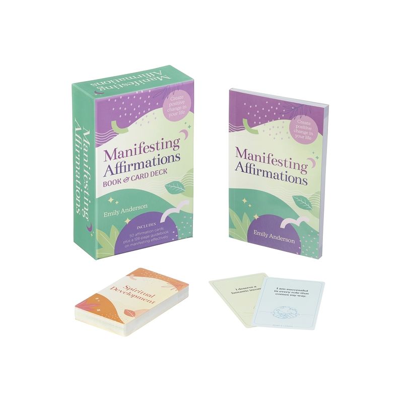 Manifesting Affirmations Book & Card Deck - (Sirius Oracle Kits) by  Emily Anderson (Paperback), 1 of 2