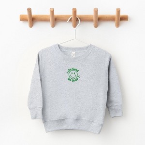 The Juniper Shop Embroidered Be Good Do Good Smiley Face Toddler Graphic Sweatshirt - 1 of 3