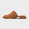 Women’s Rita Mule Flats with Memory Foam Insole – Universal Thread™ Cognac - 2 of 4