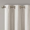 PAGED Printed Faux Silk Total Blackout Curtain Panel,2 PCS Window Curtain Panel with Grommet Top,Curtains for Bedroom,Living Room - 3 of 4