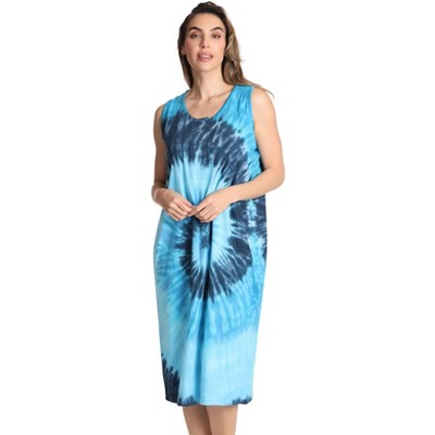 Just Love Womens Nightgown - Sleeveless Henley Oversized Sleepwear Gown