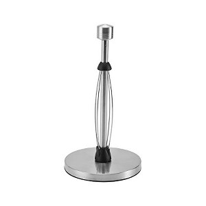 Kamenstein Perfect Tear Low Profile Stainless Steel Countertop Paper Towel Holder, One Handed Pull, Weighted Base to Prevent Tipping, 13 Inch - 1 of 4