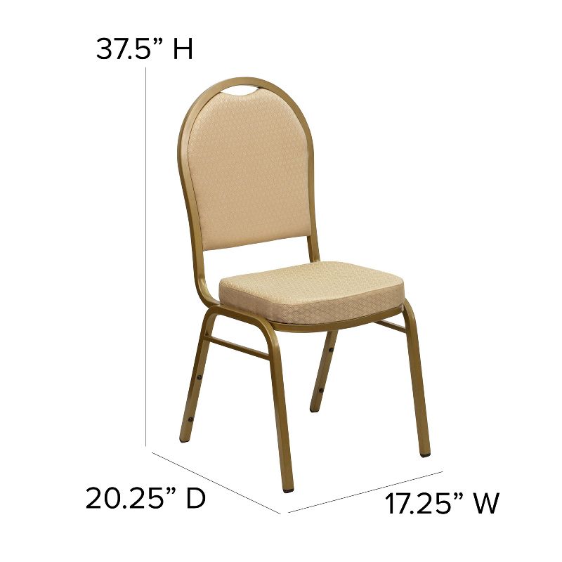 Flash Furniture HERCULES Series Dome Back Stacking Banquet Chair, 6 of 14