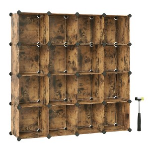 SONGMICS DIY Cube Storage Organizer Shelf Cabinet Bookshelf Bookcase - 1 of 4