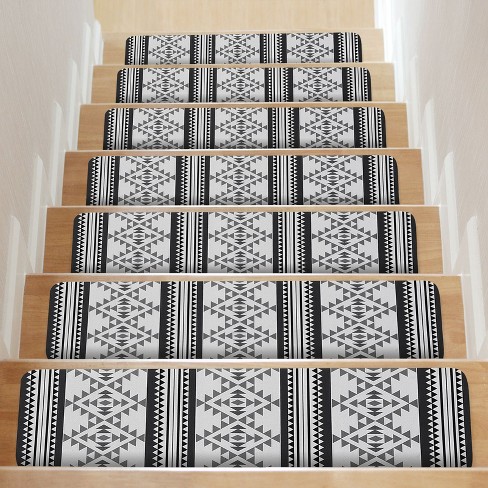 YEERSWAG 15 Pcs Non-Slip Stair Treads Stair Carpets Floor Mats for Wooden Steps Stylish - image 1 of 4