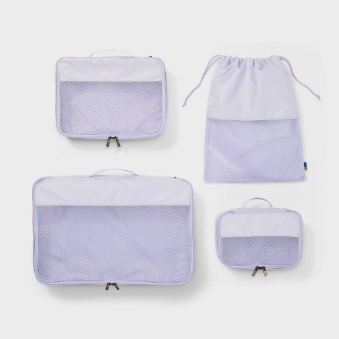 4pc Packing Cube Set Lilac - Open Story™ : Target
