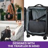 Fosmon Travel Makeup Organizer Bag, Large Makeup Case Waterproof, Makeup Bag Organizer with Compartments, Professional Makeup Train Case for Cosmetics - 2 of 4