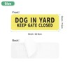 Unique Bargains Acrylic Safety Durable Indoor Outdoor Dog in Yard Signs 3x9 Inch - 3 of 4